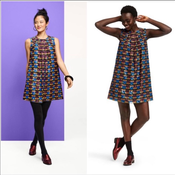 Anna Sui Dresses & Skirts - Anna Sui for Target Mod Shift Dress Metallic Print